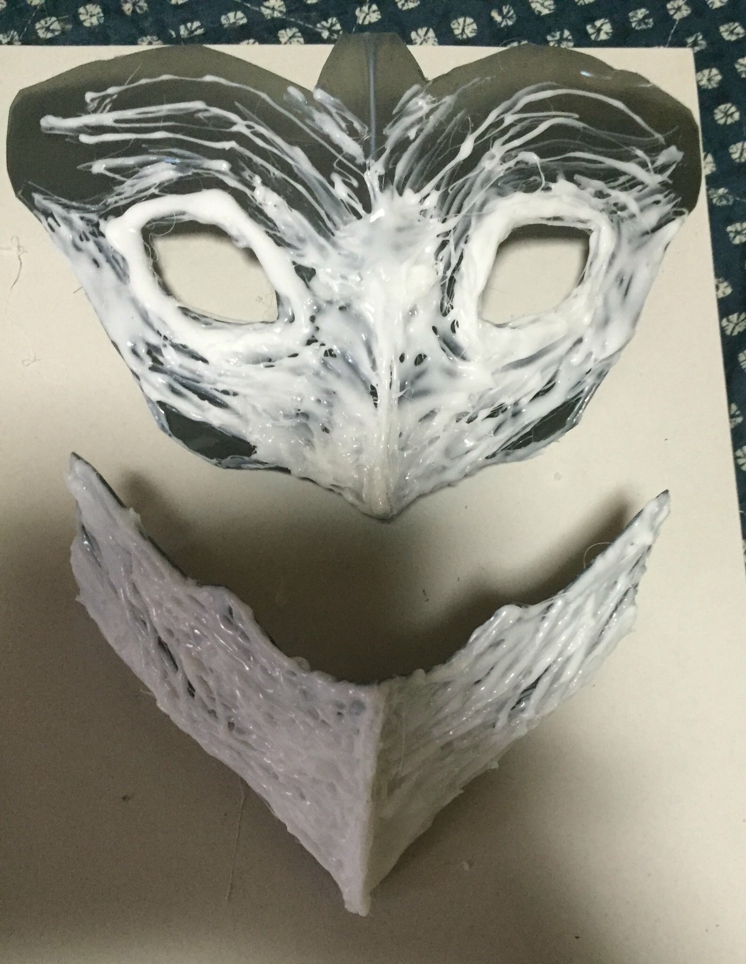 東京喰種 激安マスクの造形 コスプレ小道具製作記 マイフリースペース